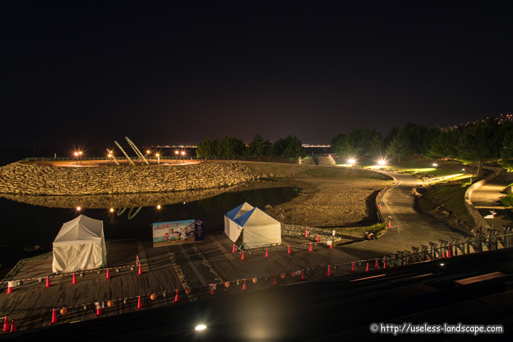 りんくう公園の夜景情報 大阪府泉佐野市 使い道のない風景