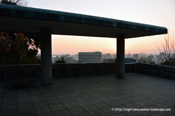 比治山公園 富士見台展望台の夜景情報 広島県広島市南区 使い道のない風景