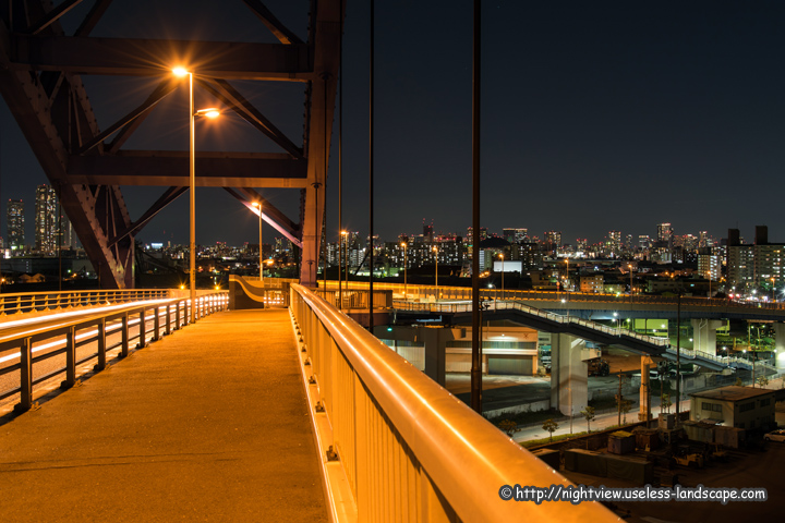 千歳橋の夜景情報 大阪府大阪市大正区 使い道のない風景