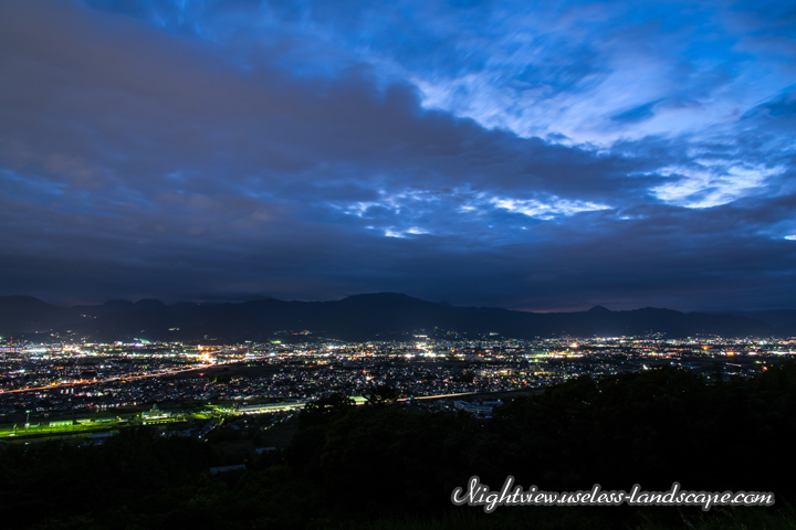 見晴台の夜景情報 神奈川県小田原市 使い道のない風景