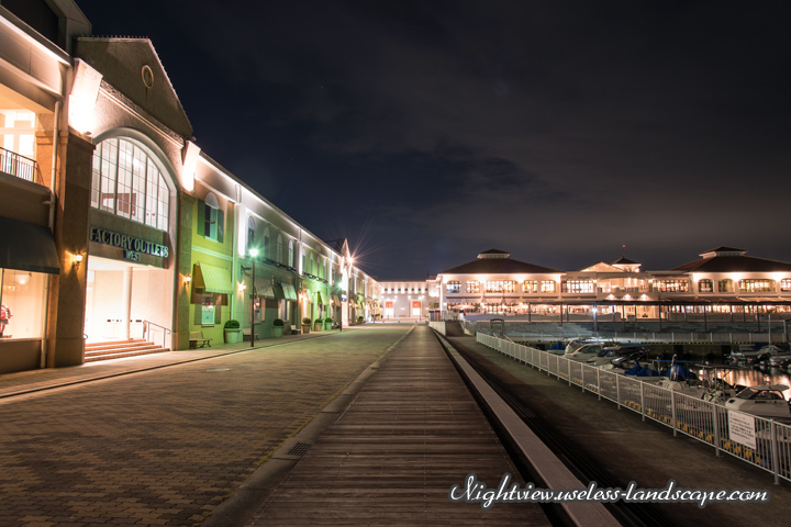マリンピア神戸の夜景情報 兵庫県神戸市垂水区 使い道のない風景